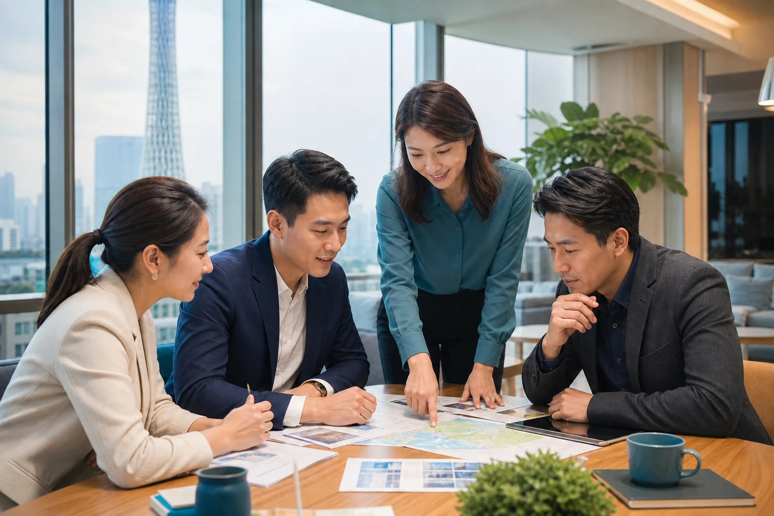 围绕访客行程协作的本地服务机构团队